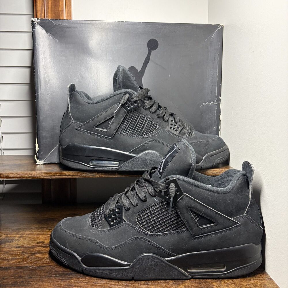 Size 13 - Jordan 4 Retro Black Cat (2020) OG Release!!